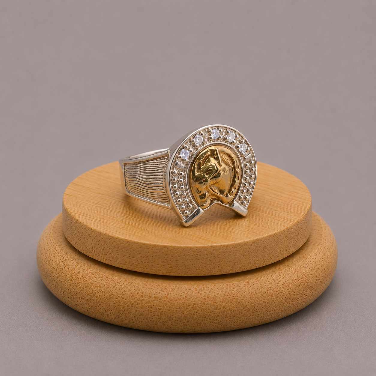 Anillo Hombre Caballo Herradura