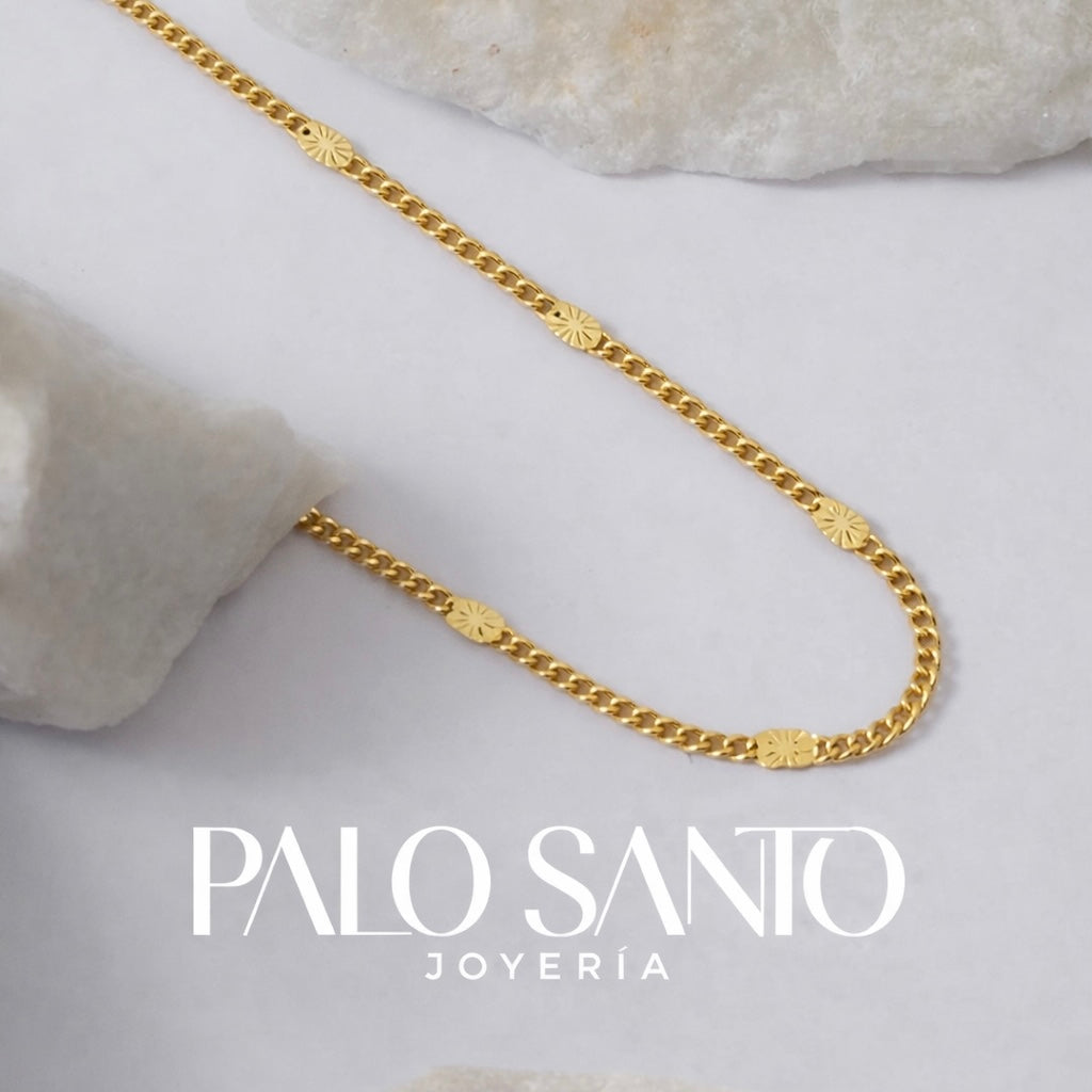 Cad Cubana con Destellos Punteras 45 Cms