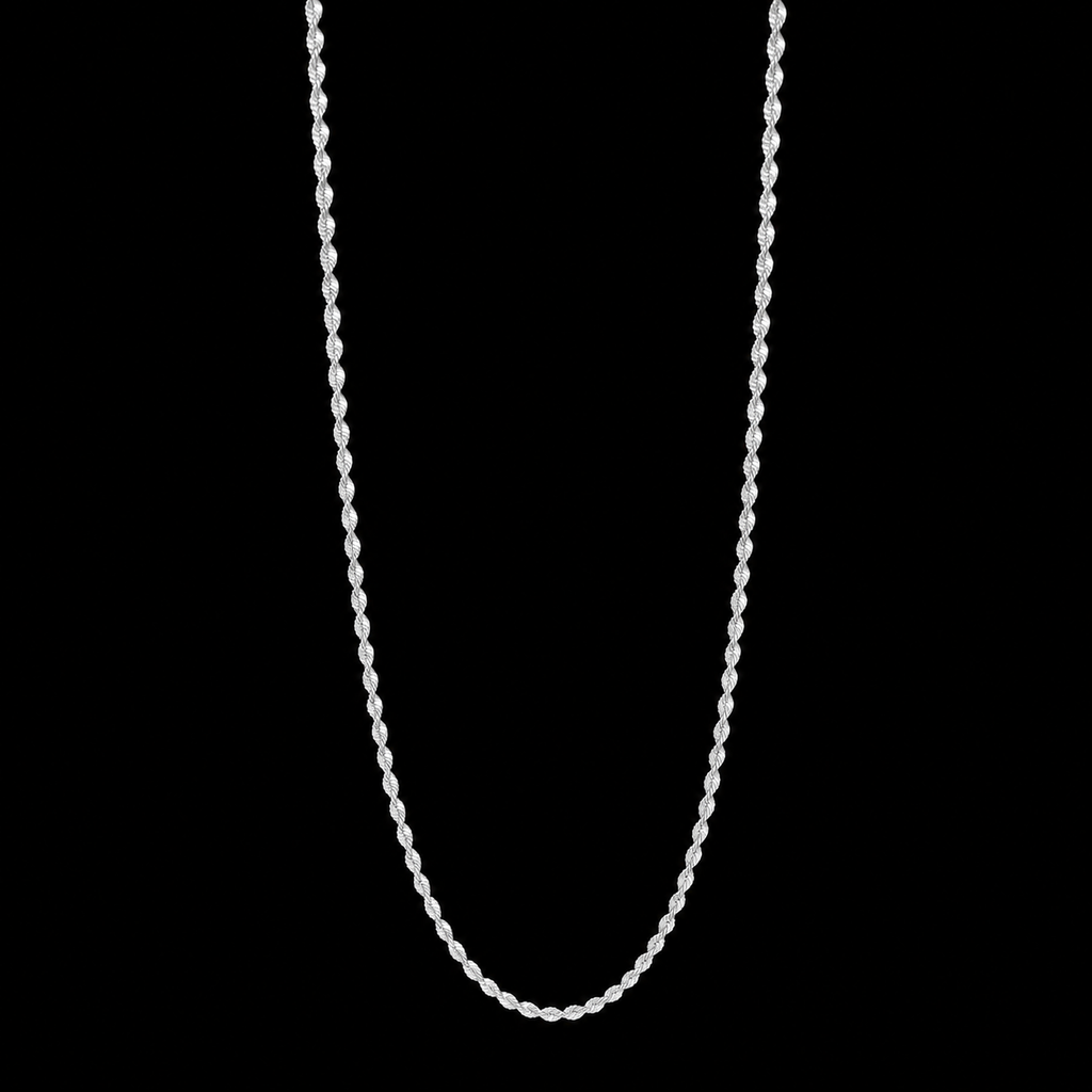 Cadena Diamantada Delgada 40CM