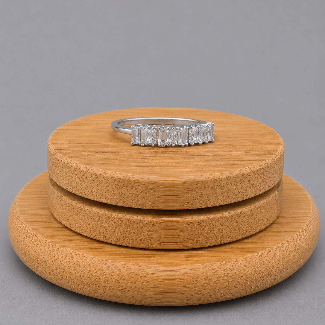 Anillo Mujer Cicones Blancos
