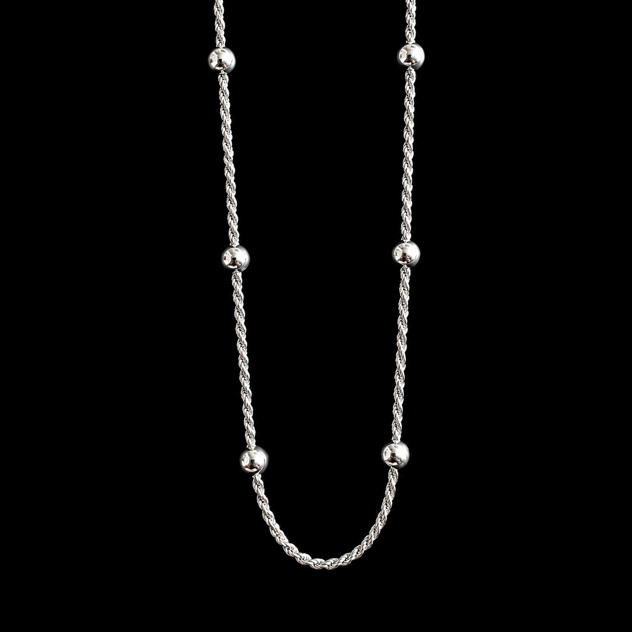 Cadena Singapur con Balines 45CM