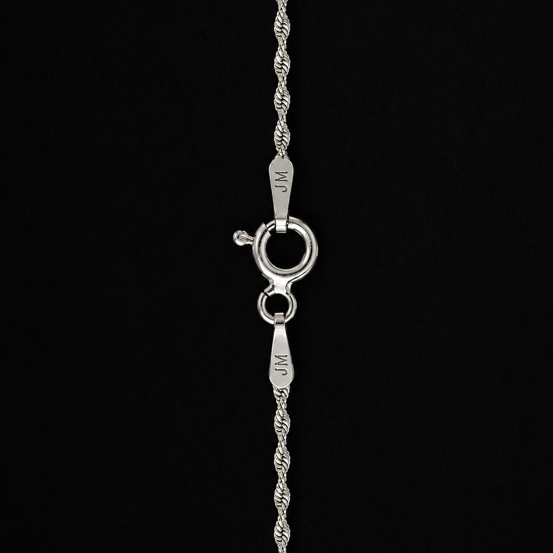 Cadena Diamantada Delgada 40CM