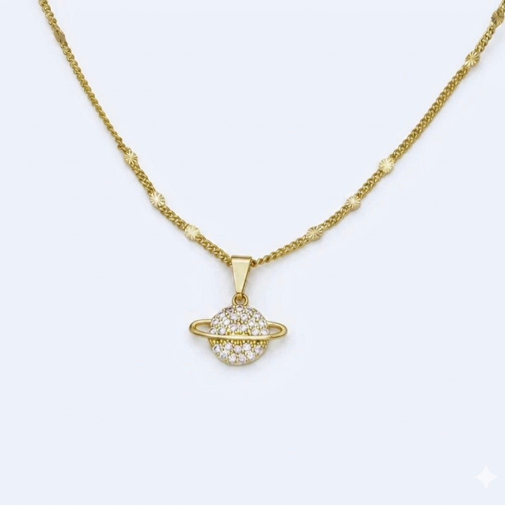 Dij. Saturn Circonias Cristal