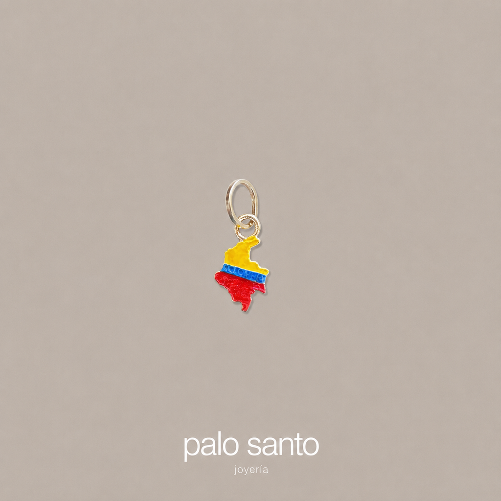 Dije Mini Mapa De Colombia