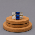 Anillo Mujer Triple Circón