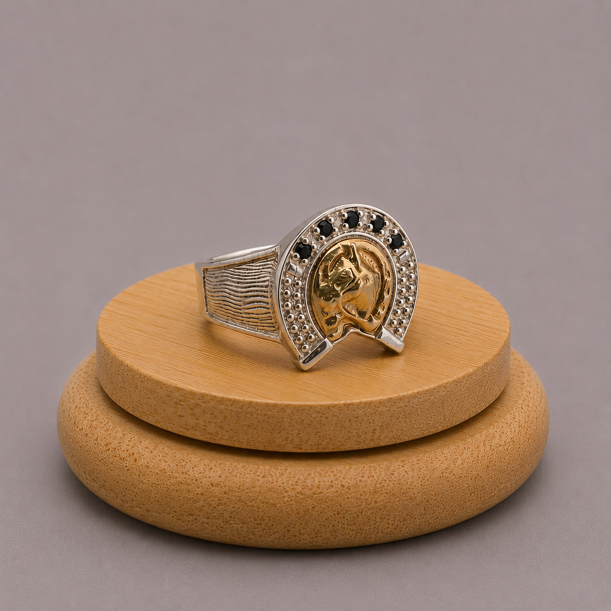 Anillo Hombre Caballo Herradura