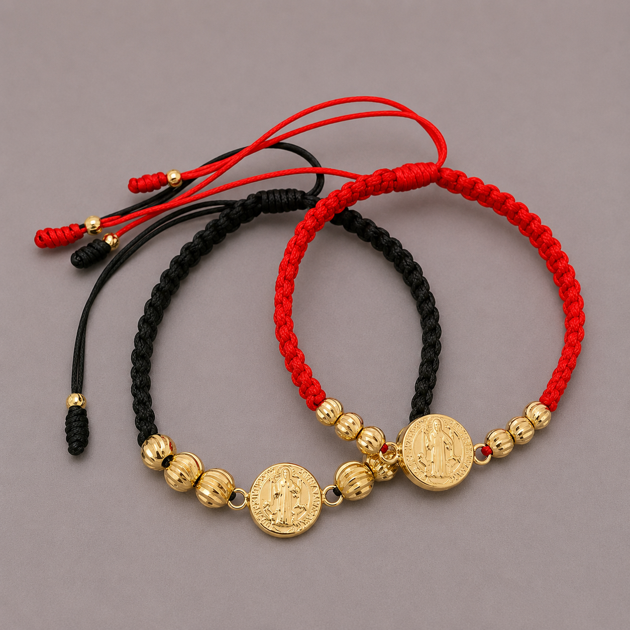 Pulseras San Benito italiano 4 y 6mm