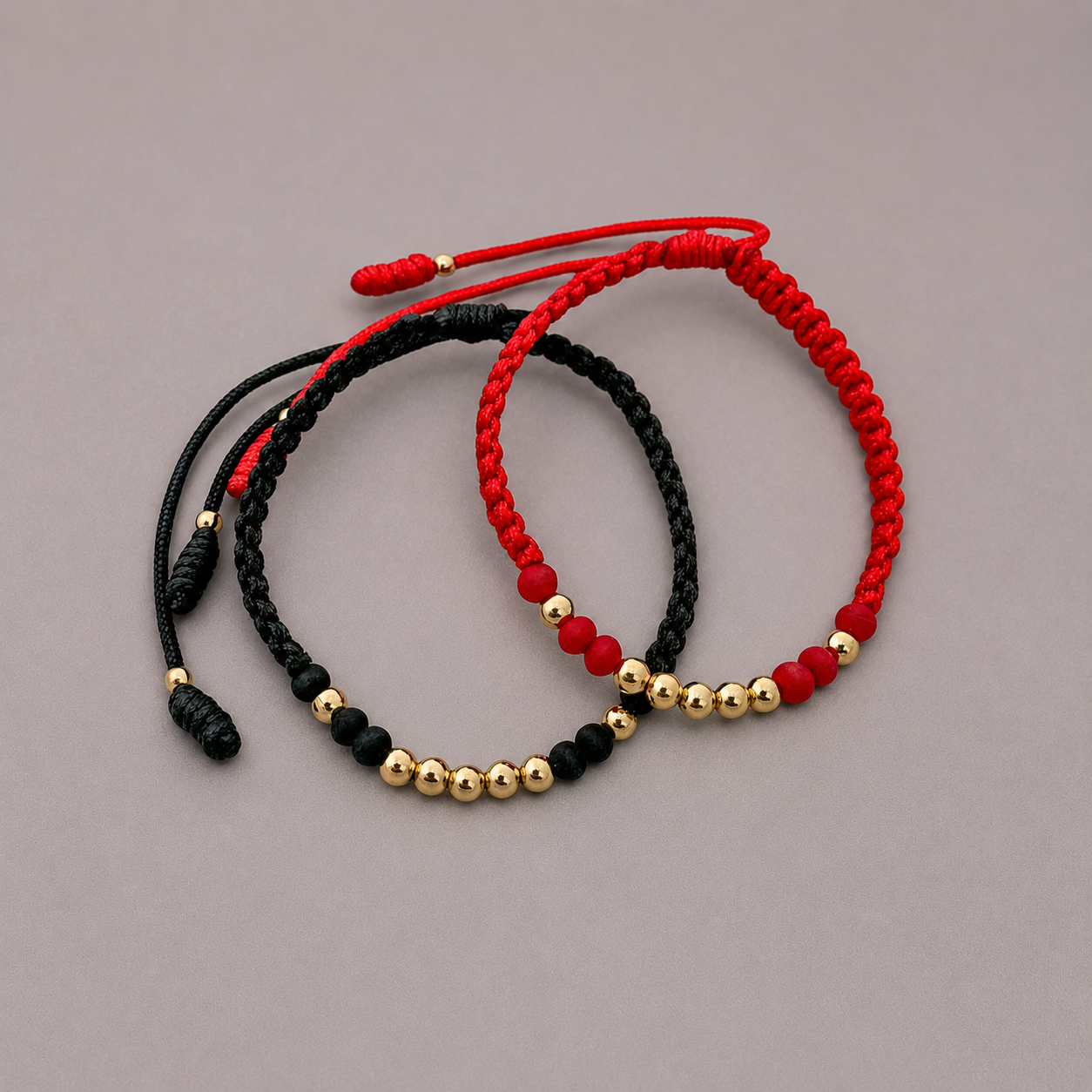 Pulsera Tejida Full Neopreno y Balin Liso