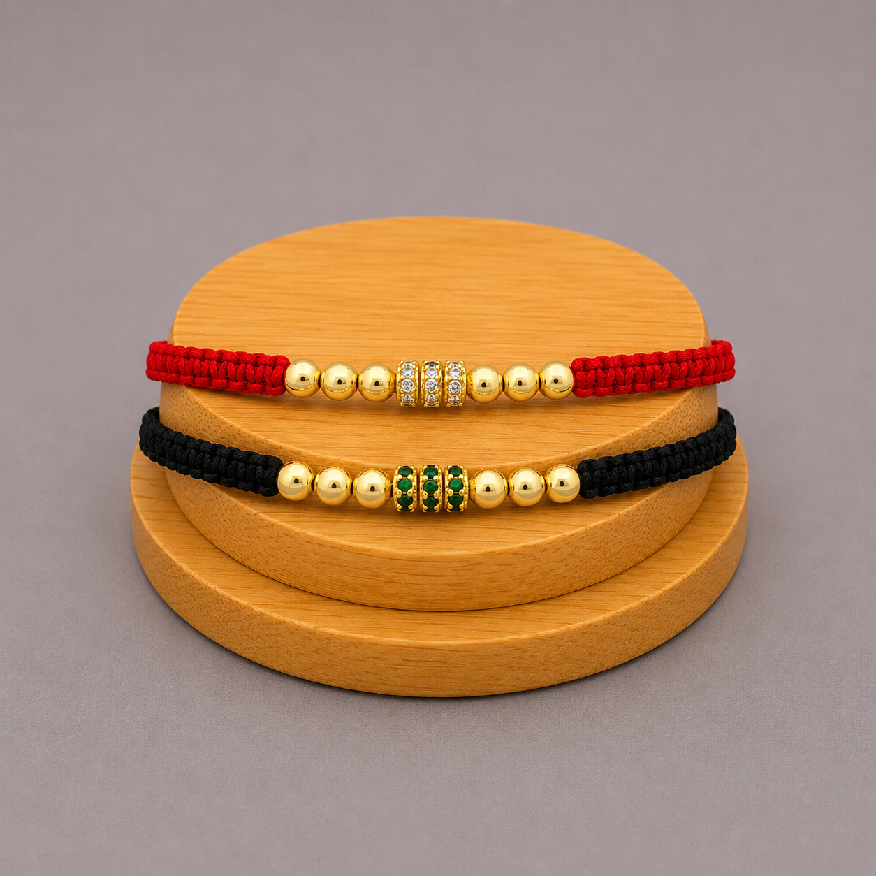 Pulseras Tejidas Full Balin con Rondel