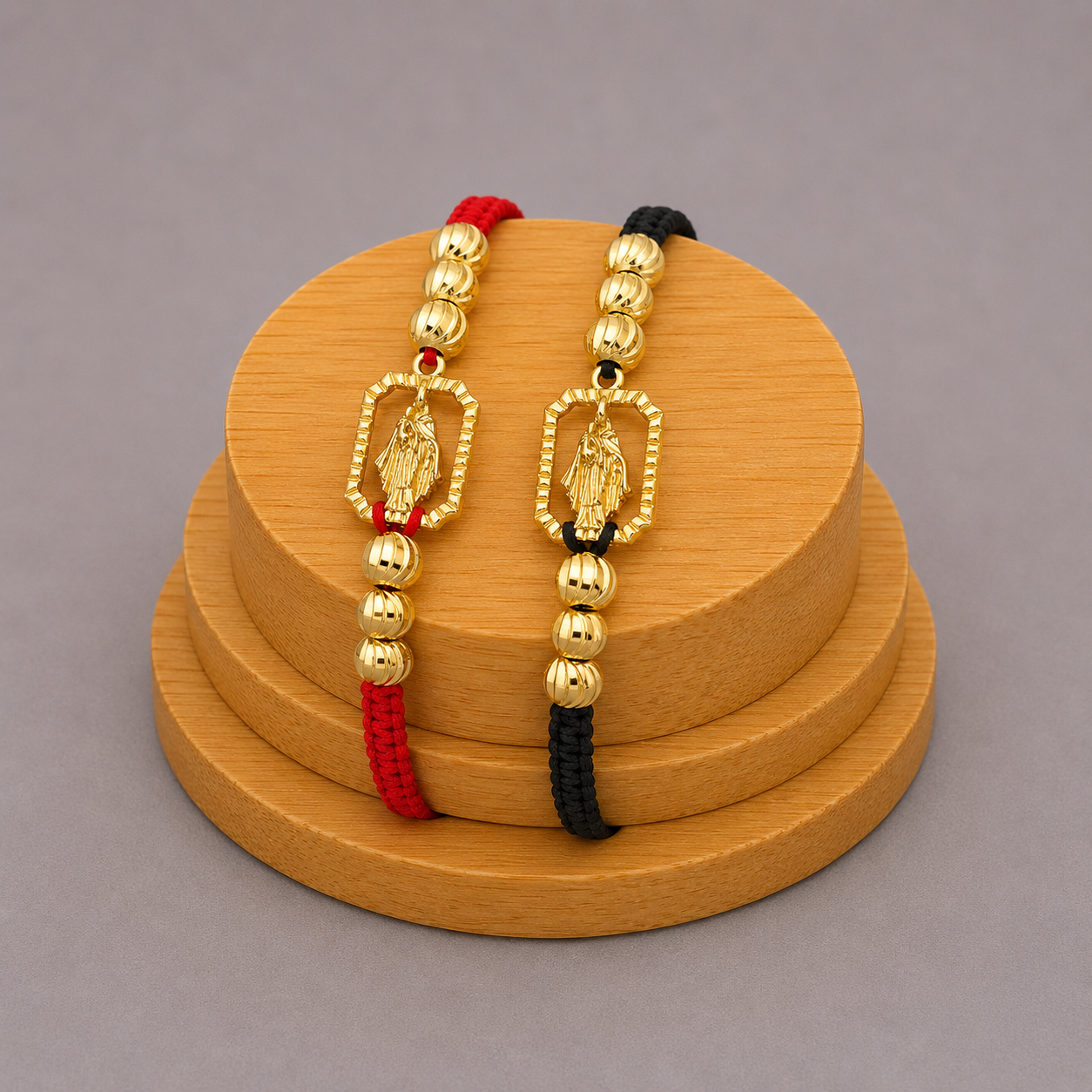 Pulseras Tejidas Virgen