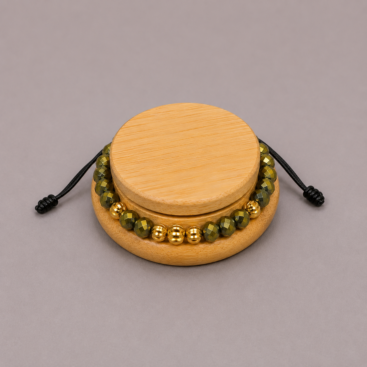 Pulsera Tejida Full Balin Verde
