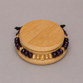 Pulsera Tejida Full Balin Morado
