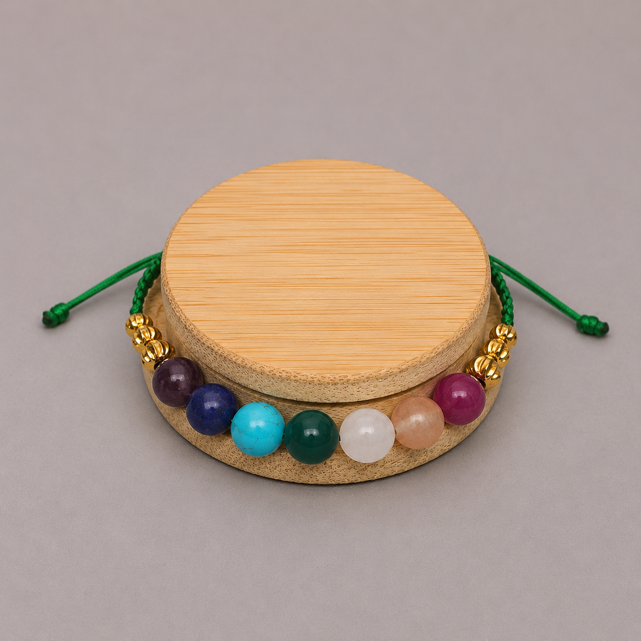 Pulsera Tejida 7 Chakras