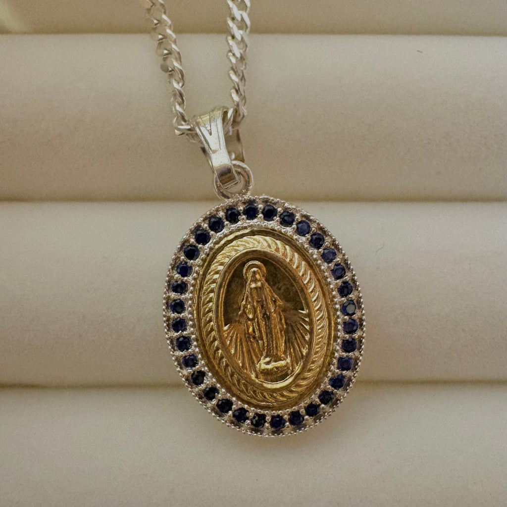 Dij. Virgen de Guadalupe Oro Plata L