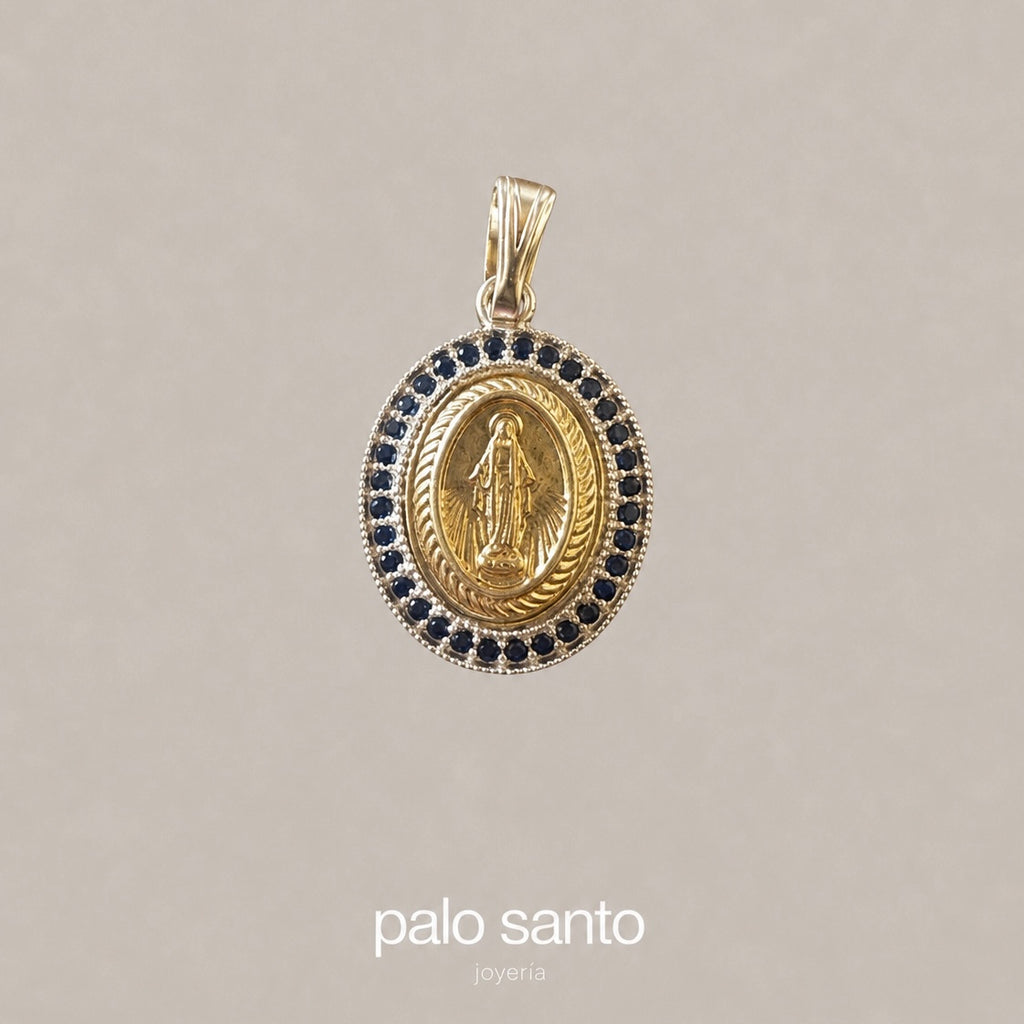 Dij. Virgen de Guadalupe Oro Plata L