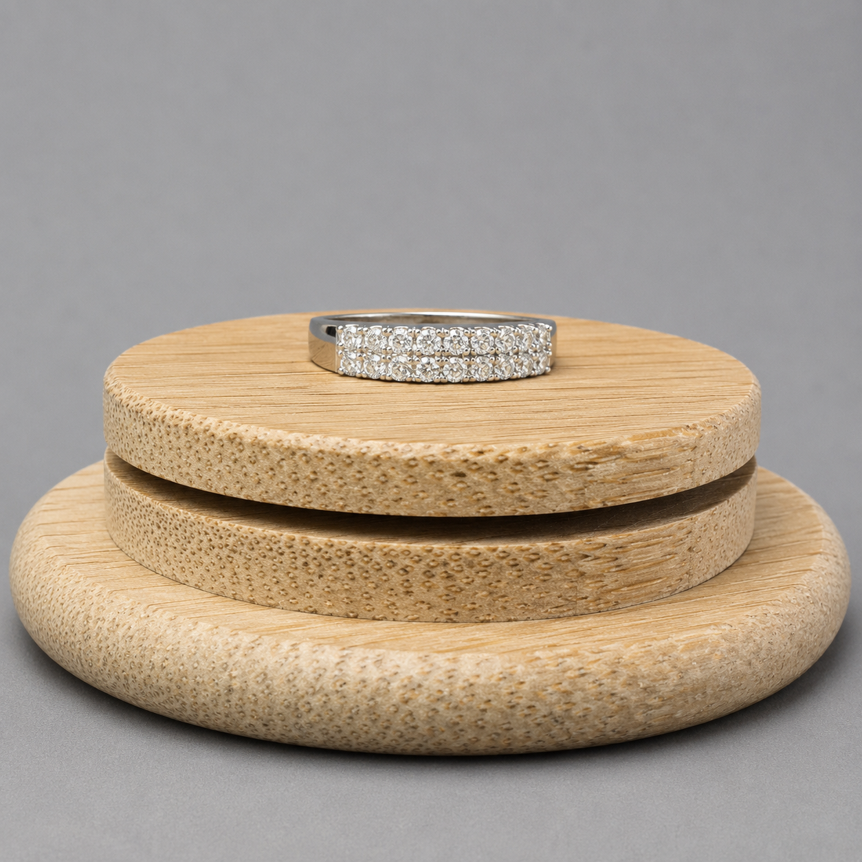 Anillo Mujer Circones Blancos